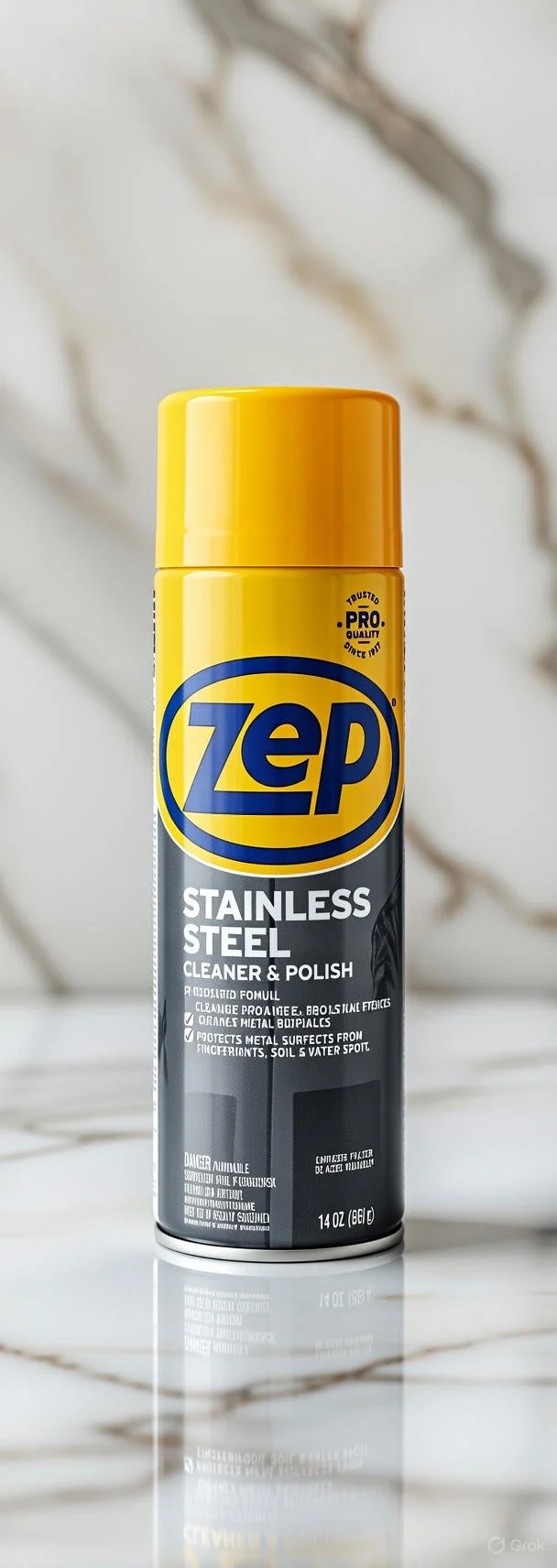 Zep 14 Oz. Aerosol Stainless Steel Polish,