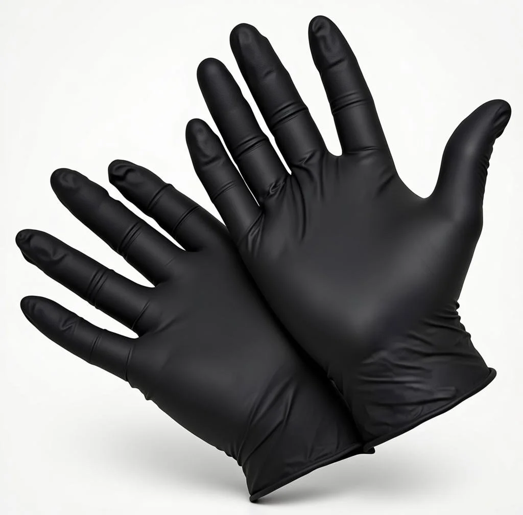 Gloves Black Nitrile Disposable  100/Box
