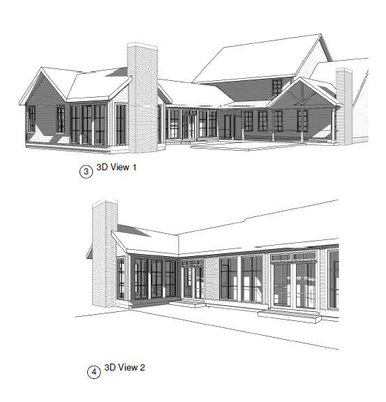 Home Addition and Pool Feature - Vaulted ceilings and courtyard layout for pool