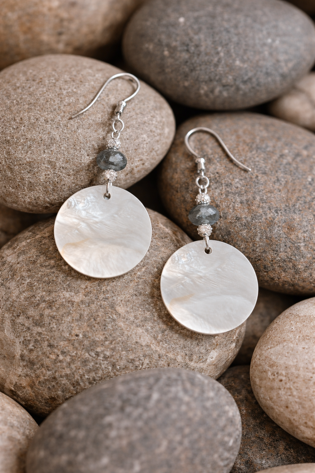 Quiet Light — Labradorite Earrings (Classic)