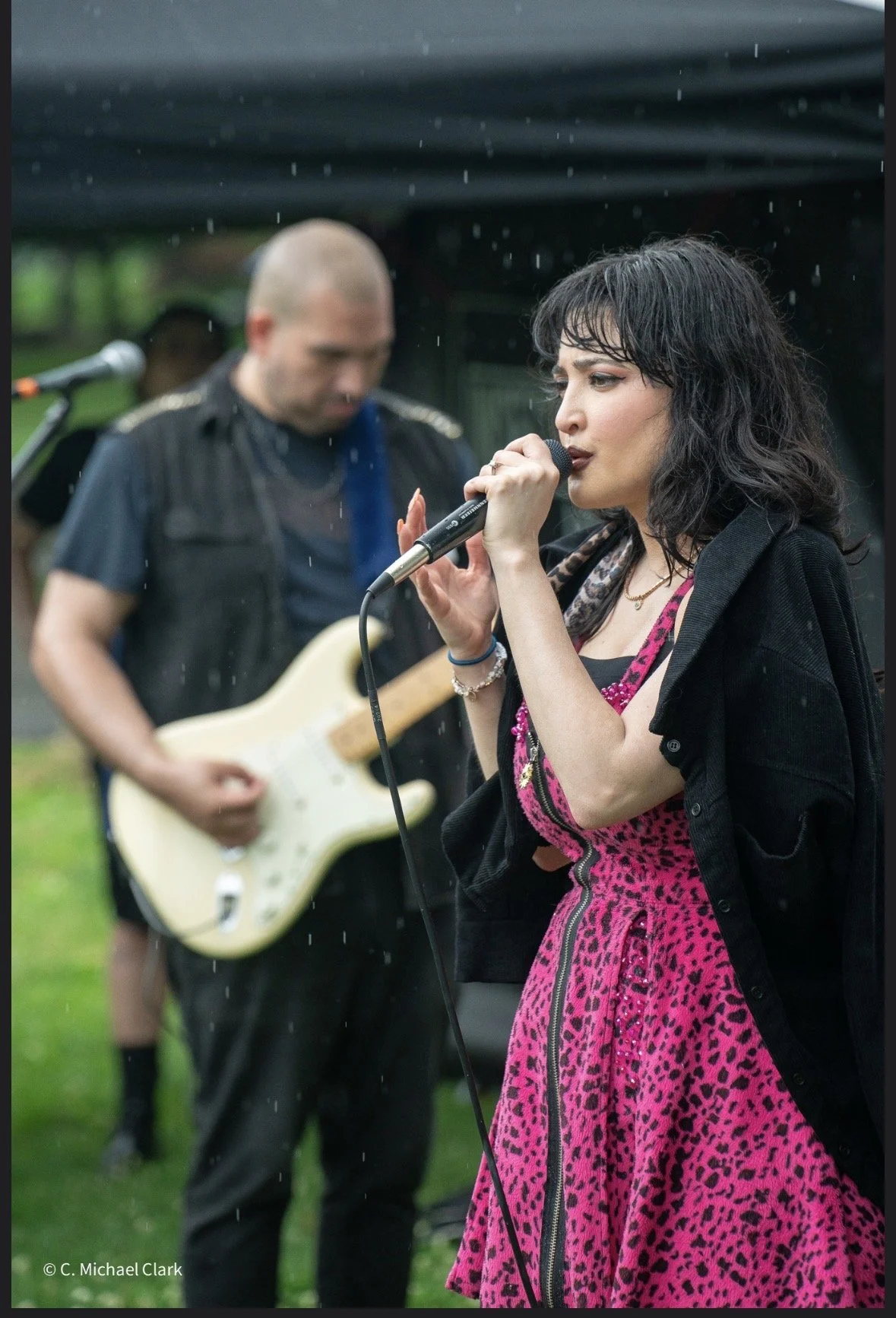 No Grudges singer Crystalla Gonzalez and guitarist Gabriel Castellar