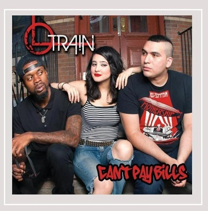 No Grudges singer Crystalla Gonzalez and guitarist Gabriel Castellar drummer Tris Green. Single cover art for Put It Together