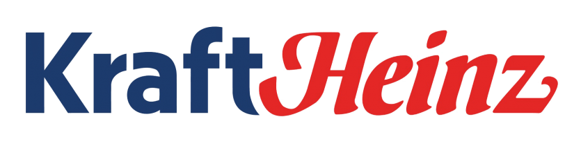Kraft Heinz logo in blue and red text.