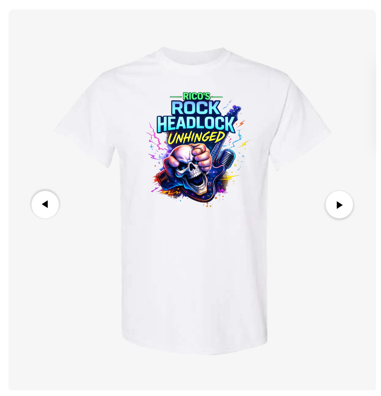 Rico's Rock Headlock Unhinged- Short Sleeve