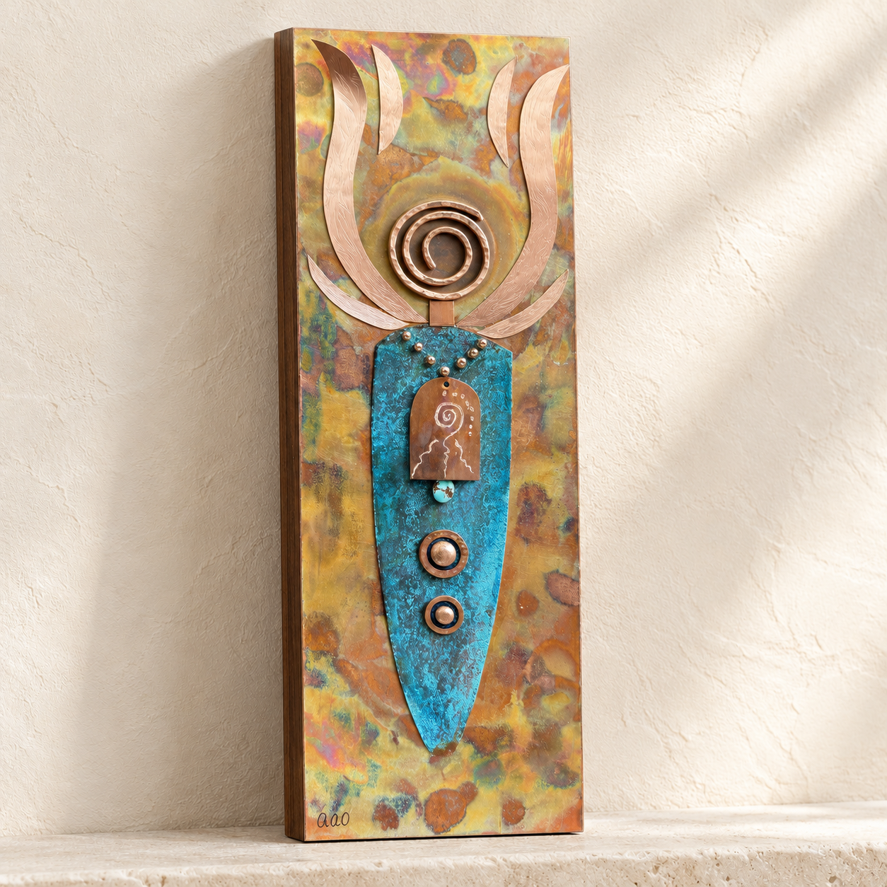Fire_ Copper and Turquoise Relief Artwork-2.png