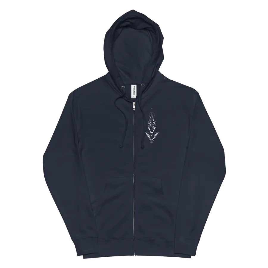 unisex-fleece-zip-up-hoodie-classic-navy-front-6972aa5e7e3e2.webp