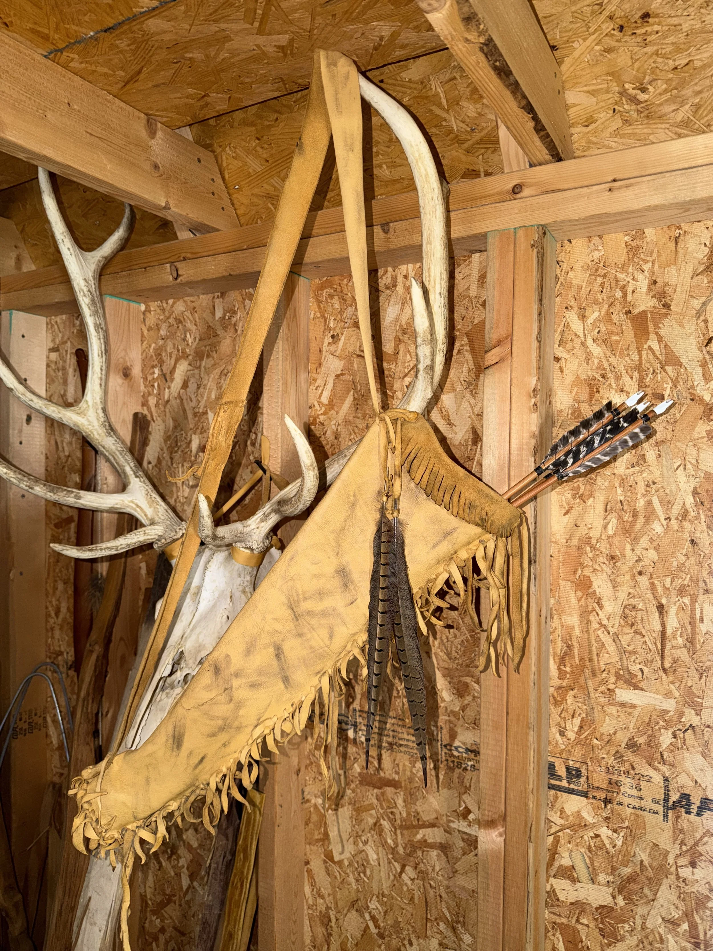 Elk Hide Hip Quiver