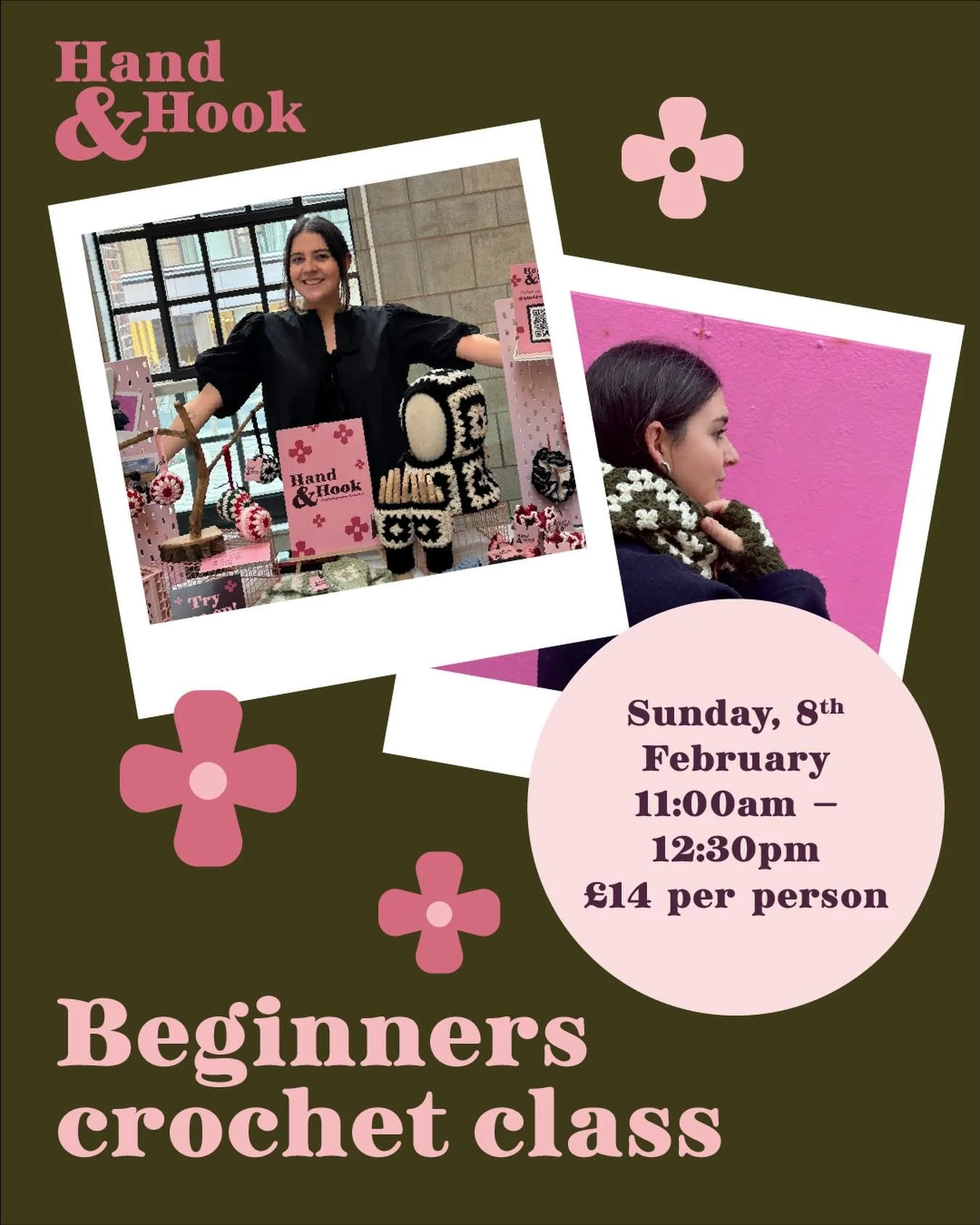 Looking for a new skill in 2026? I&rsquo;m back at @willowscoffeehouse on 8th February for a beginners crochet class ☺️

Tickets are on my website - link in bio! 

No experience needed. Enjoy a relaxed, sociable setting with delicious coffee and cafe