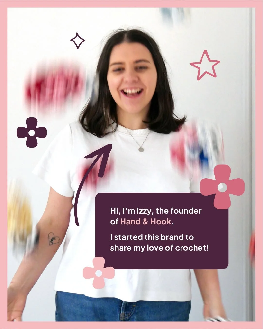 I thought it was about time I properly introduced myself 👋

If you&rsquo;re new here - hi! Welcome to my world of crochet. Hand &amp; Hook started as a creative outlet and quietly grew into something much bigger. 
I&rsquo;m the one behind each piece