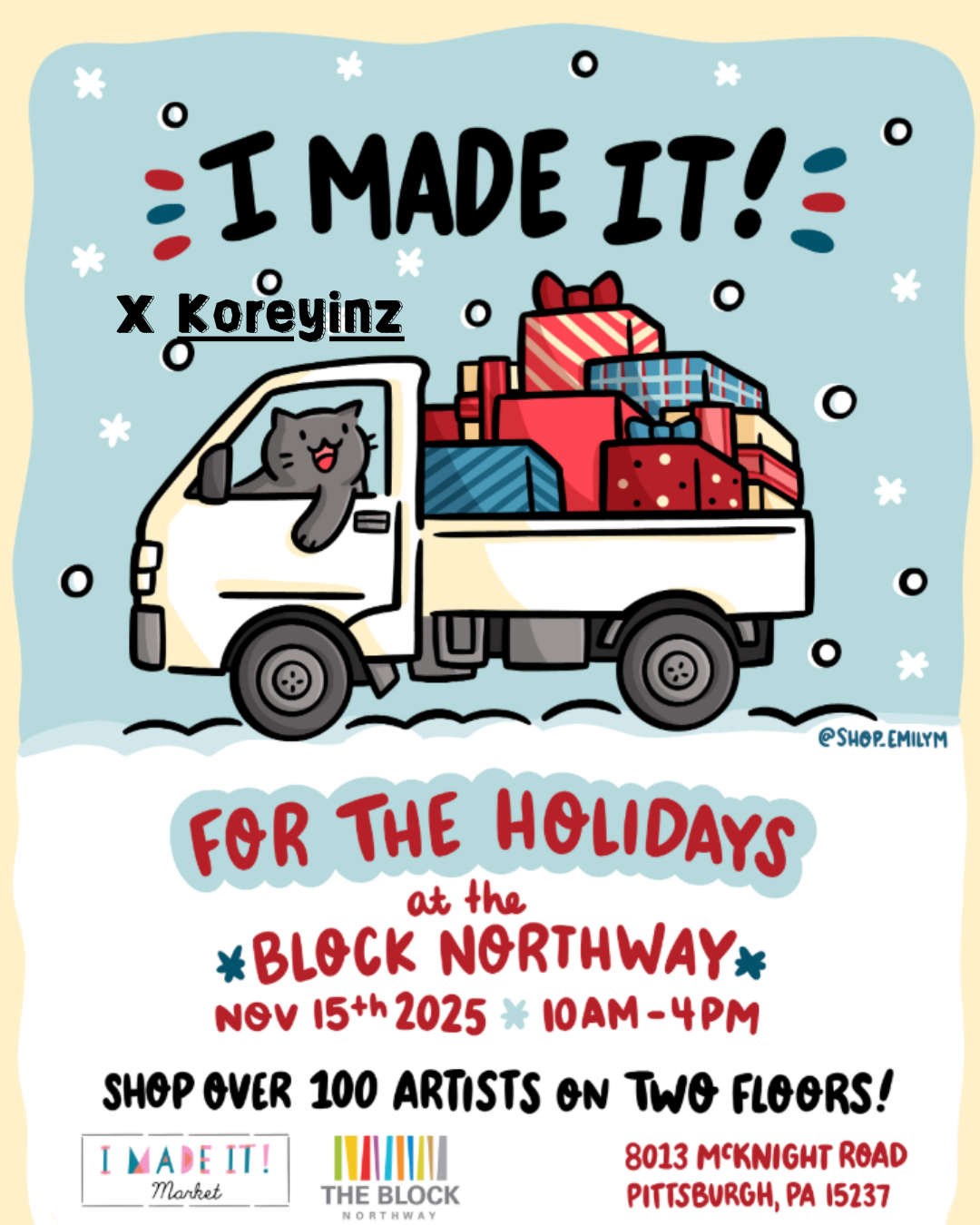 Koreyinz &amp; I Made It! for the Holidays at The Block Northway