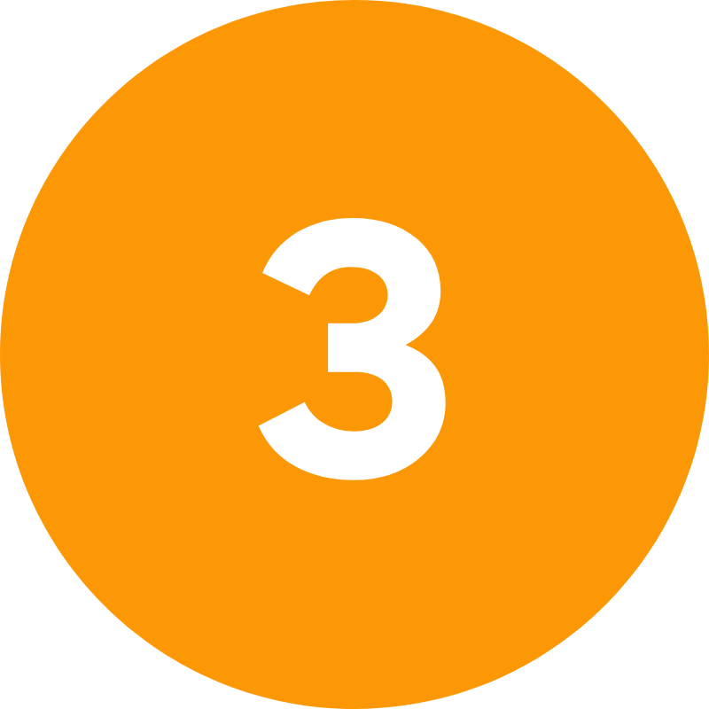 Logo of number three.