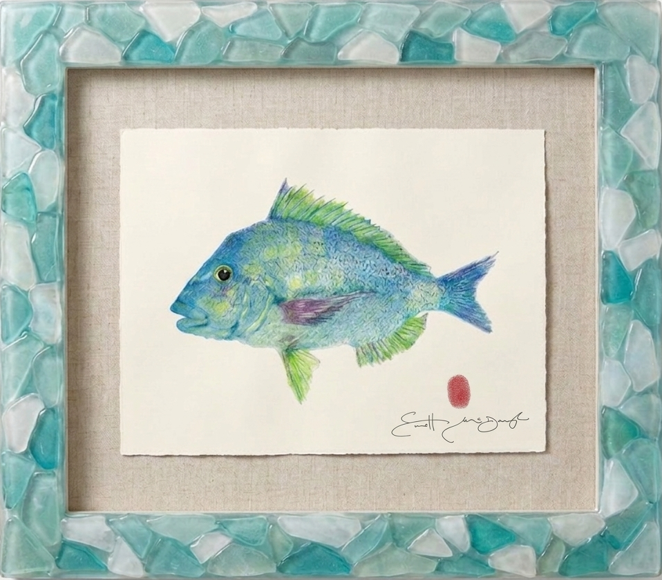Neon Porgy Straight on Framed.png