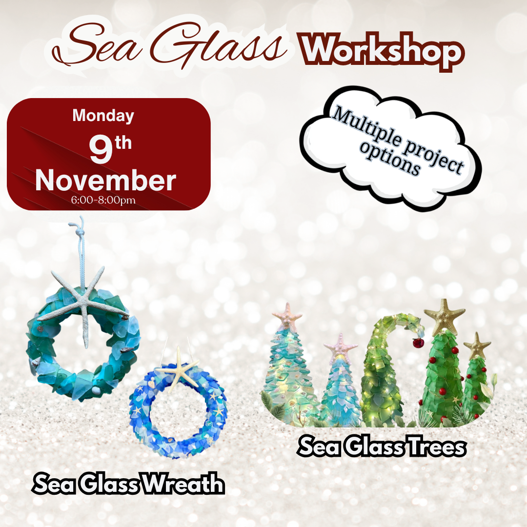 November 9 - Sea Glass Workshop at Fair Winds Brewing Company