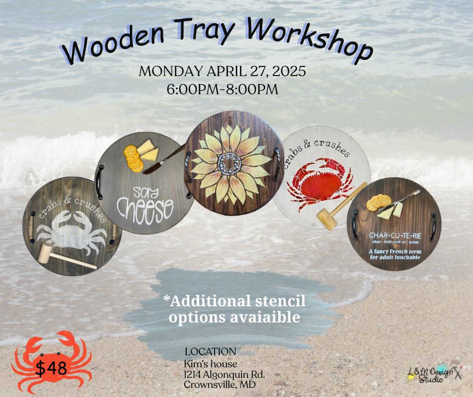 Wooden Serving Tray Workshop-Kim Leahy