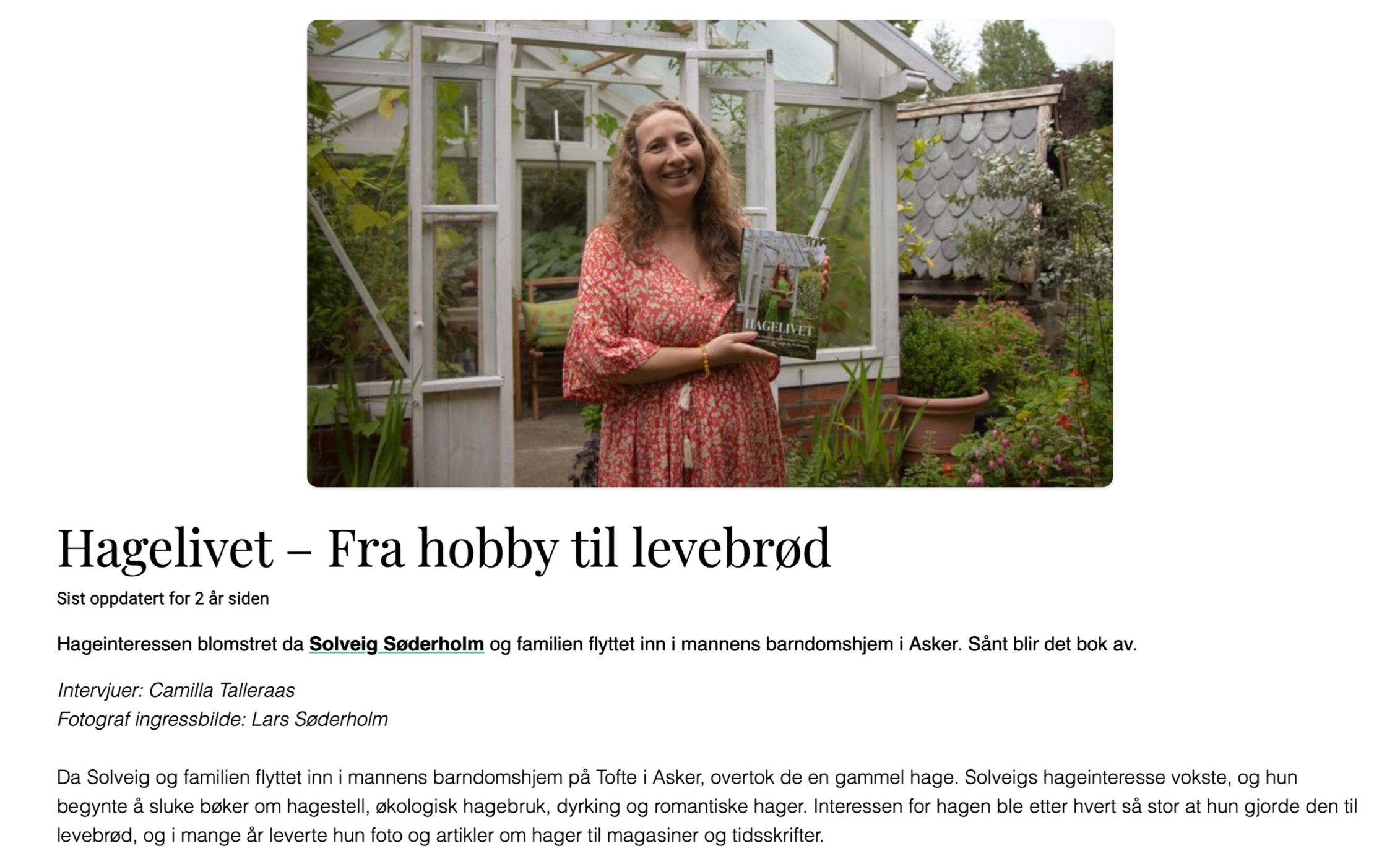 Forfatterintervju i Boldbooks av Solveig Søderholm om bokutgivelsen av Hagelivet som hun selv har selvpublisert gjennom Boldbooks med forfattertjenester
