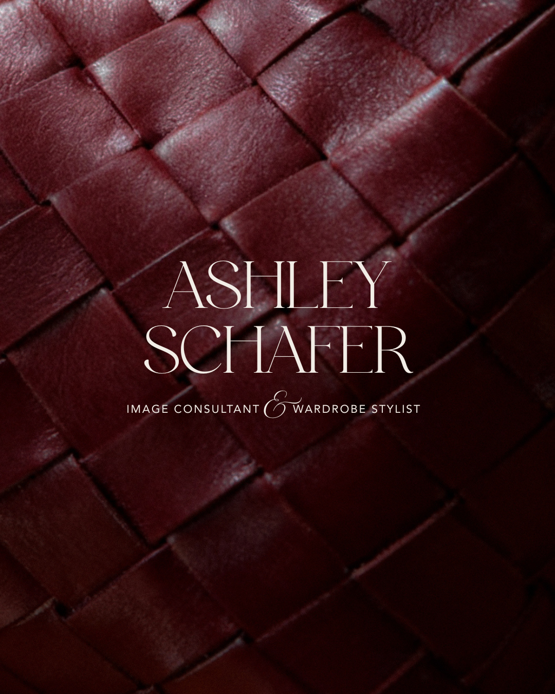 Ashley Schafer, Image Consultant