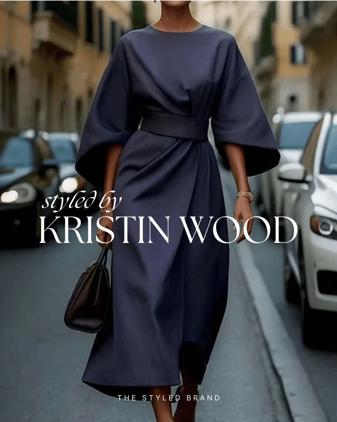 Final brand styling designs and website preview for Styled by Kristin Wood