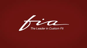 Fia logo for custom fit seat covers. 