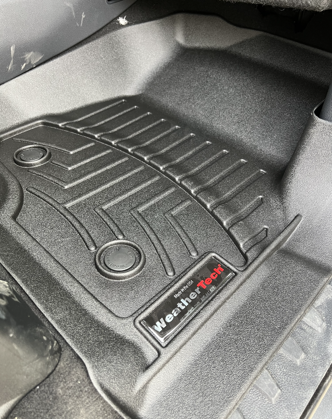 Custom fit WeatherTech Floor Liners. 