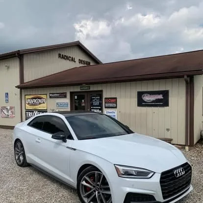 Window Tint on all windows of an Audi S4.