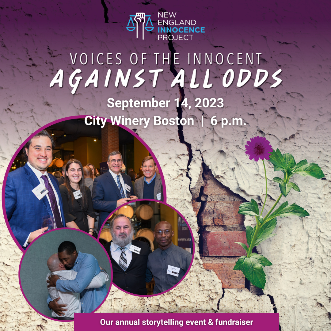 Join us for Voices of the Innocent: Against All Odds, September 14