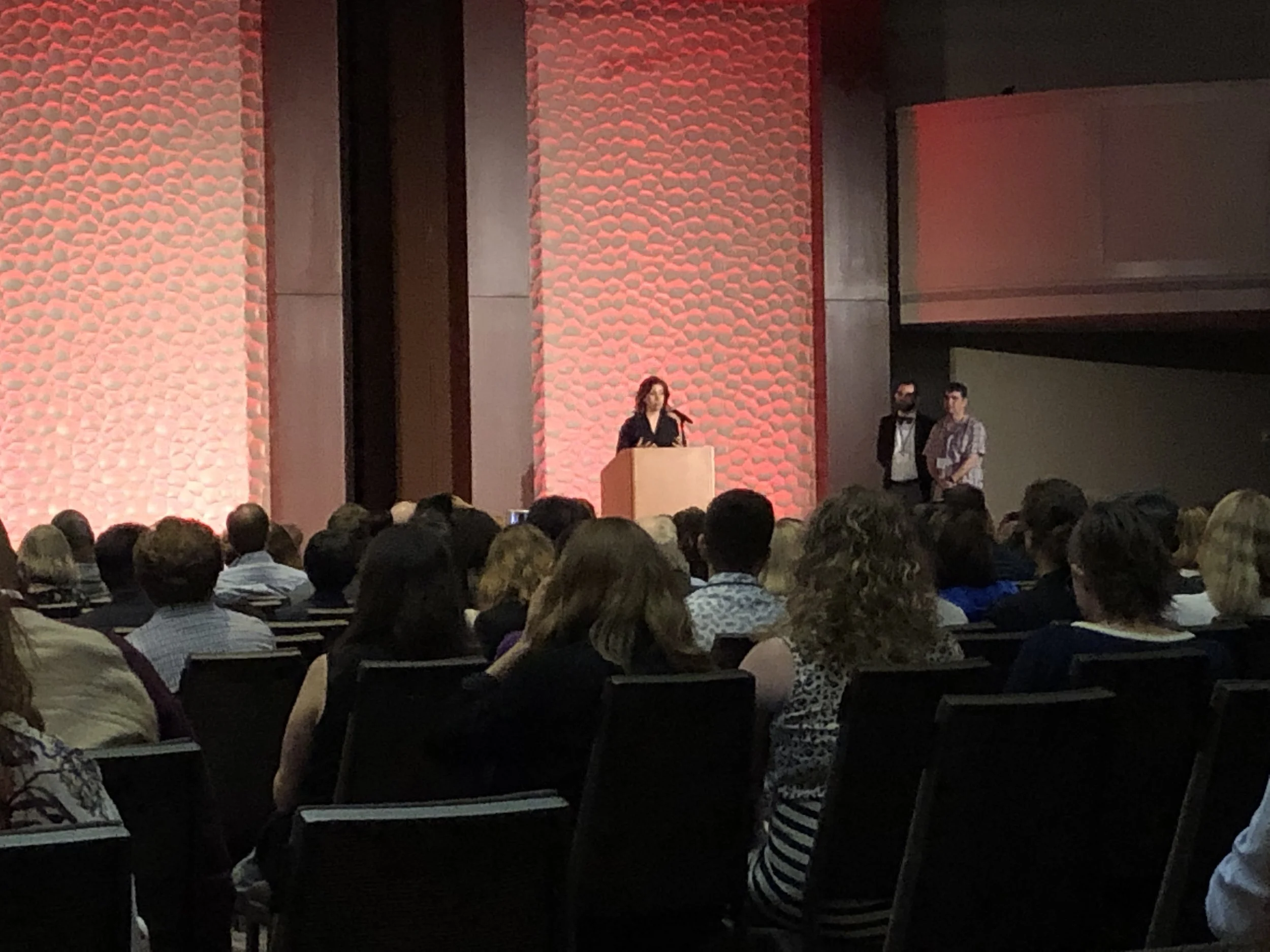 Melissa Segura of Buzzfeed News and "Journalism Award Winner" for her series exposing corruption within the Chicago Police Dept.