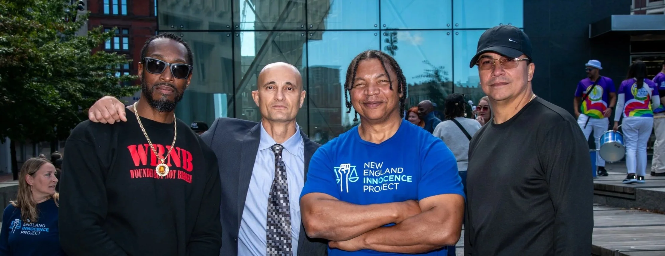 Exonerees standing together