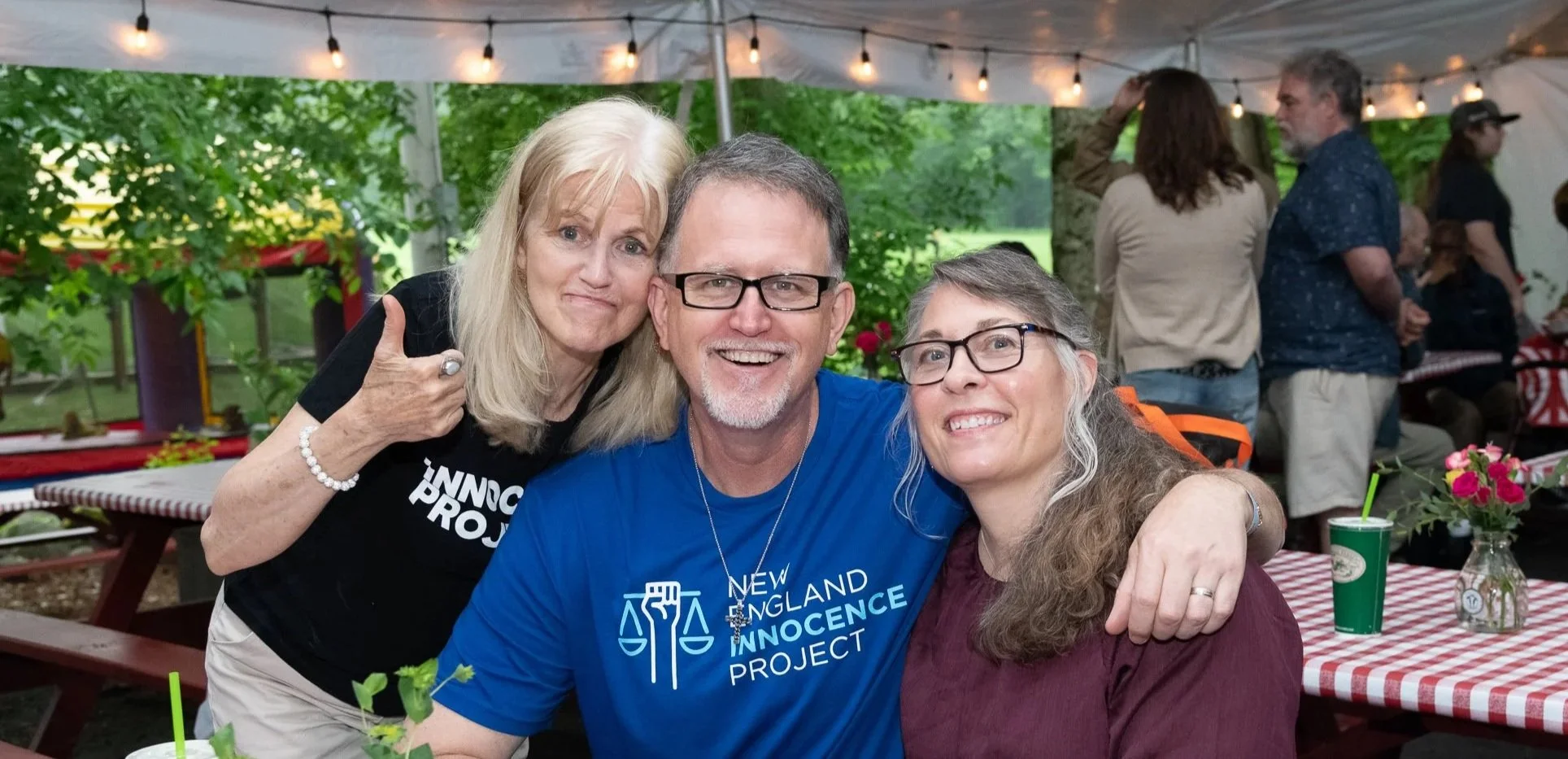Community member and his family at NEIP Celebration of Freedom