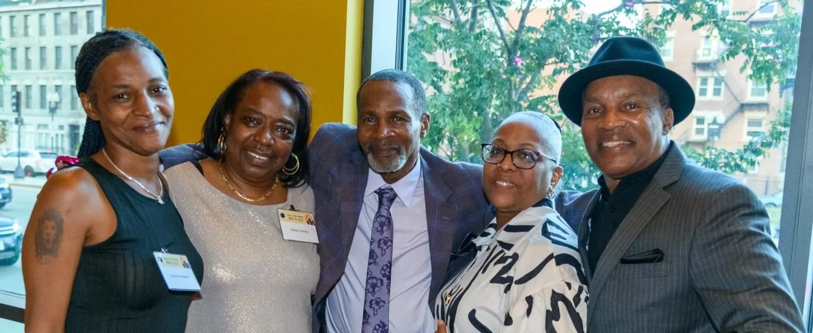 Raymond Gaines with loved ones