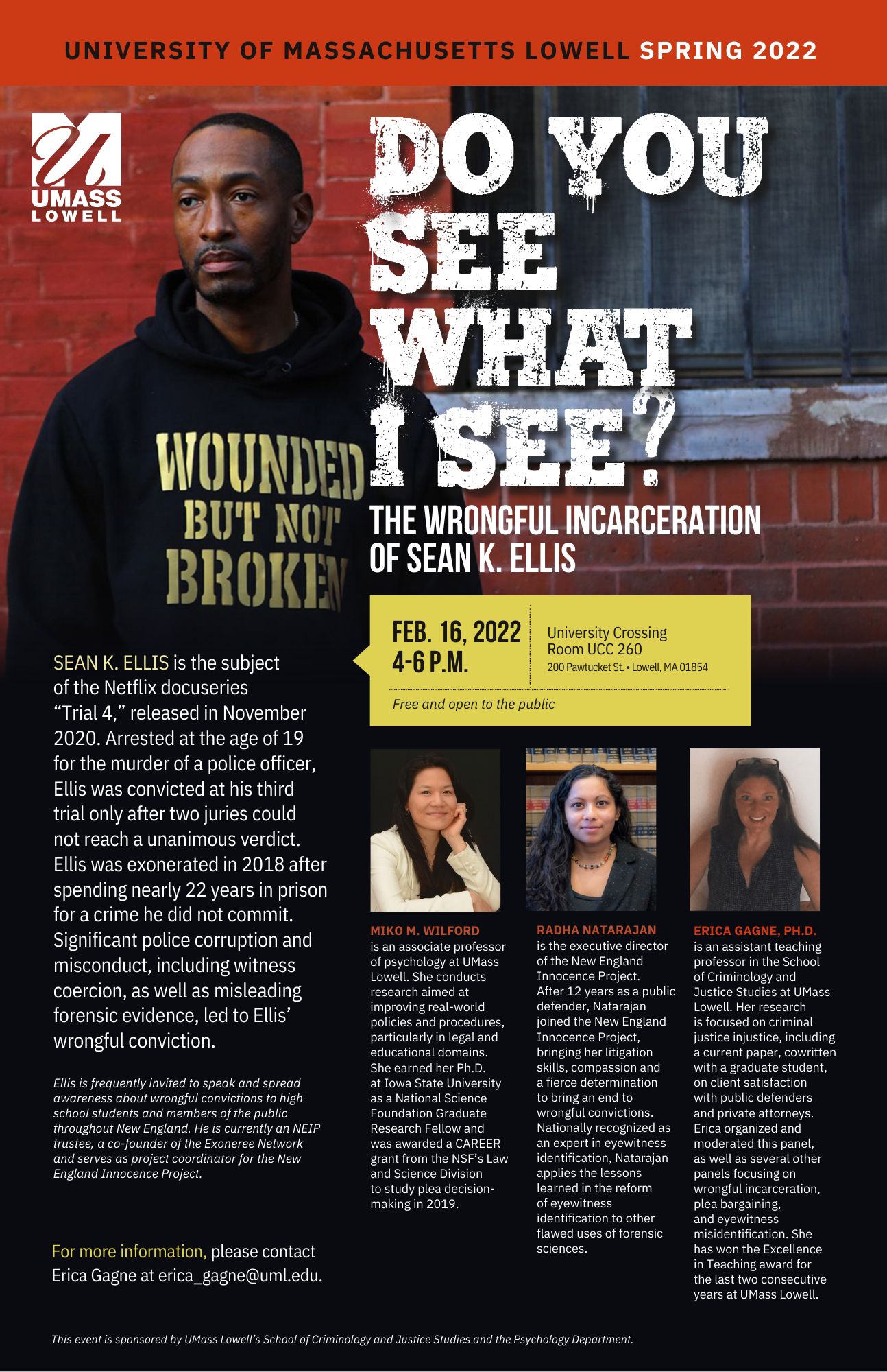 Sean Ellis to Participate in Panel Discussion at UMass Lowell