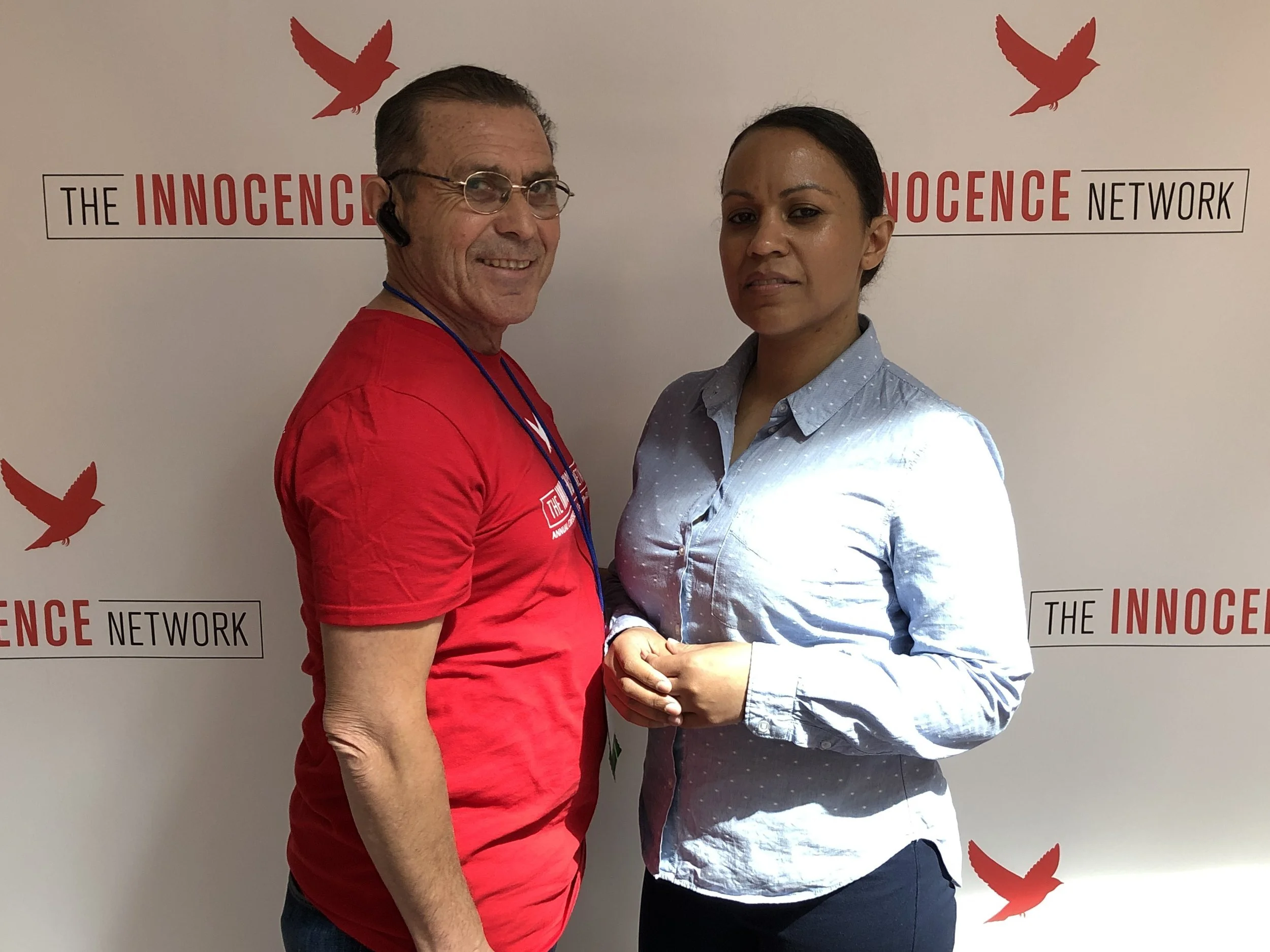  Exoneree, Victor Rosario (left) with his daughter, Maria. 