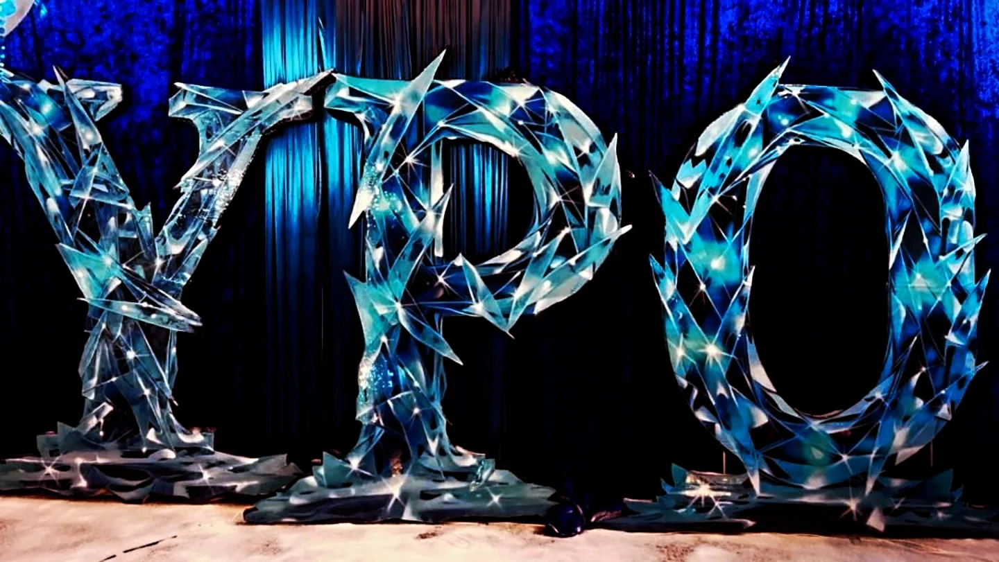 Corporate balloon event decorations, Marquee letter rental, Big letter rentals, Atlanta Balloon Designer and Event Stylist, YPO holiday party, Balloon arch, Corporate event producer, Event planner