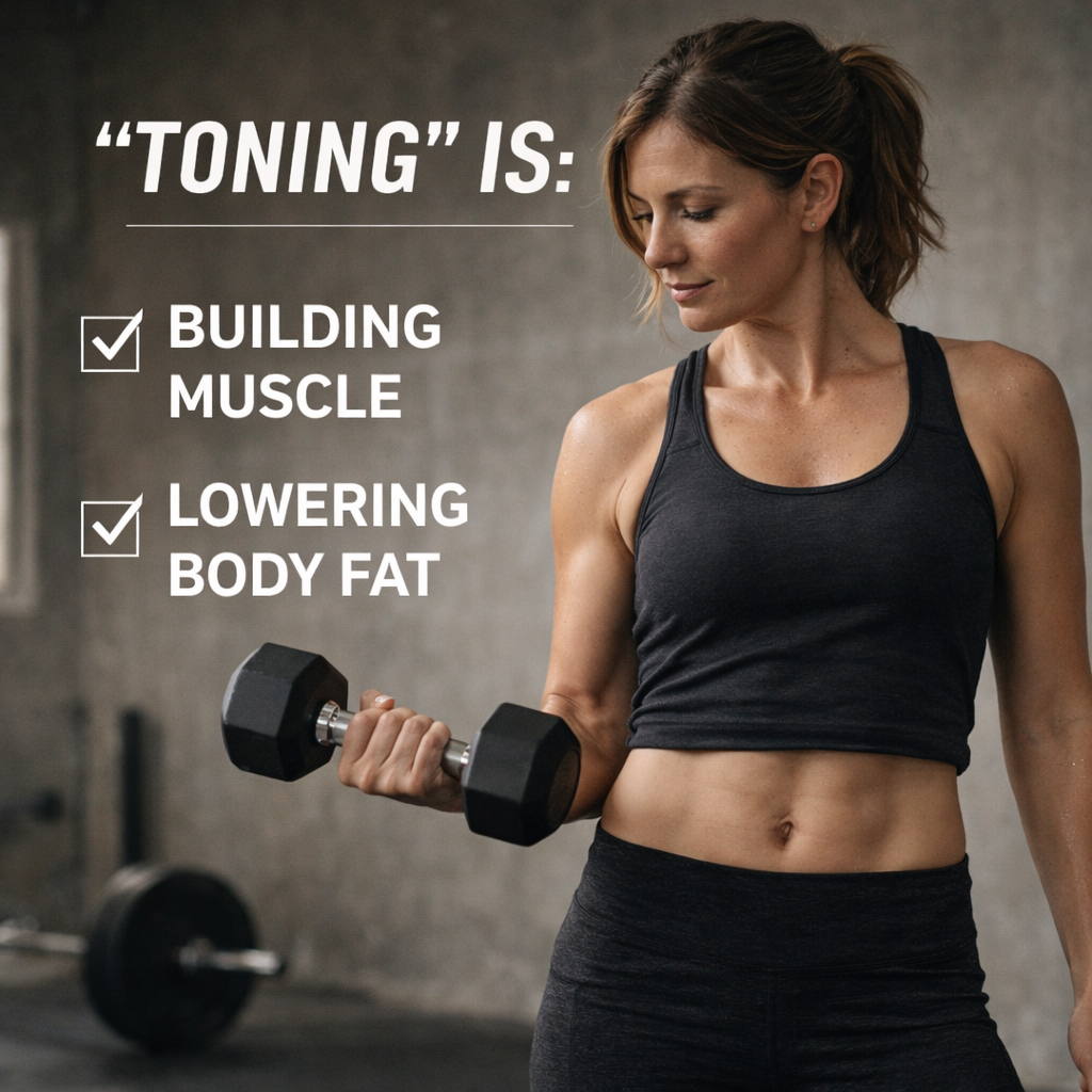 Why “Toning” Is Just Muscle + Lower Body Fat (And Not a Special Workout)