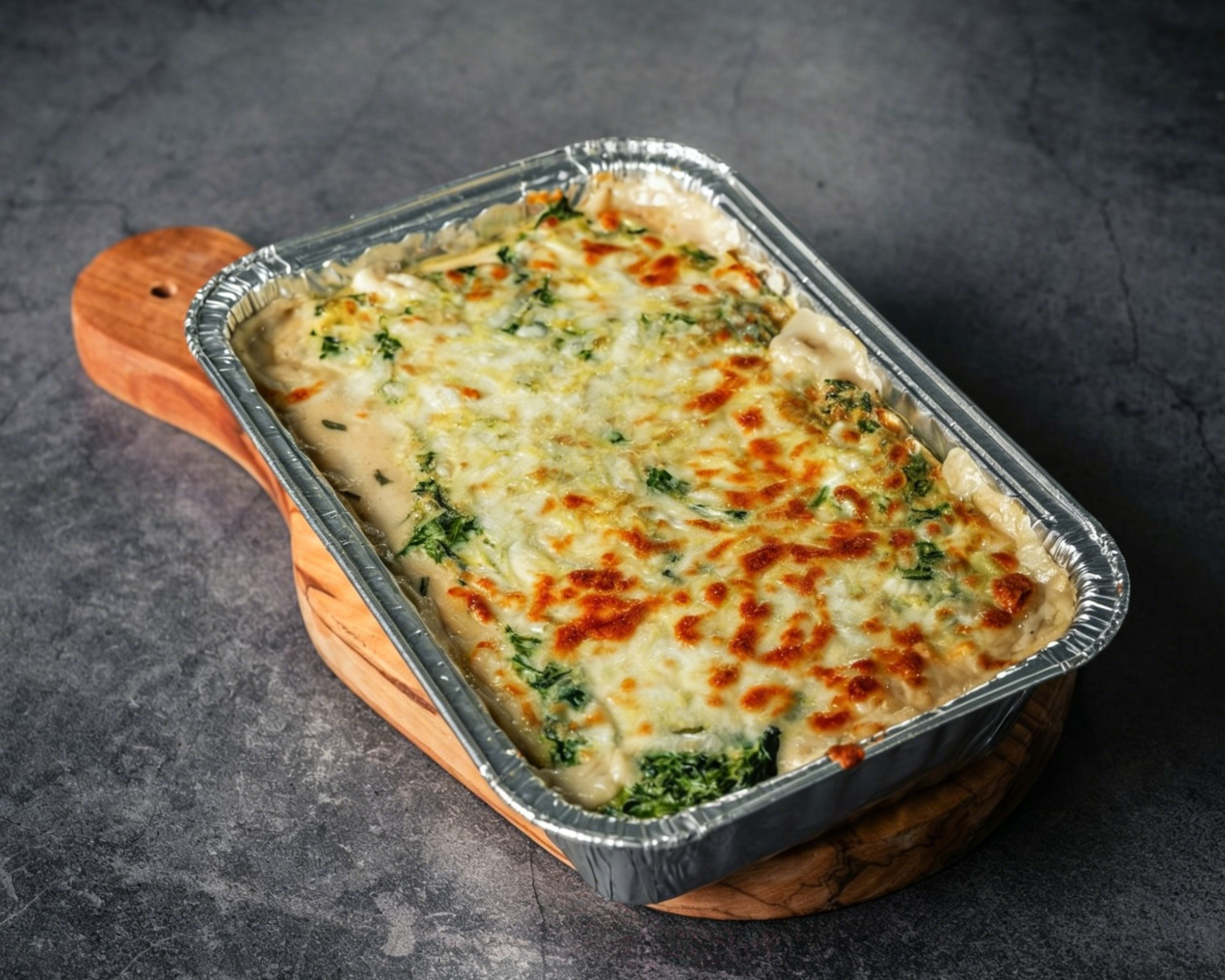 Hartige Potato Pie ovenschotel met Furikaki topping in Hilversum