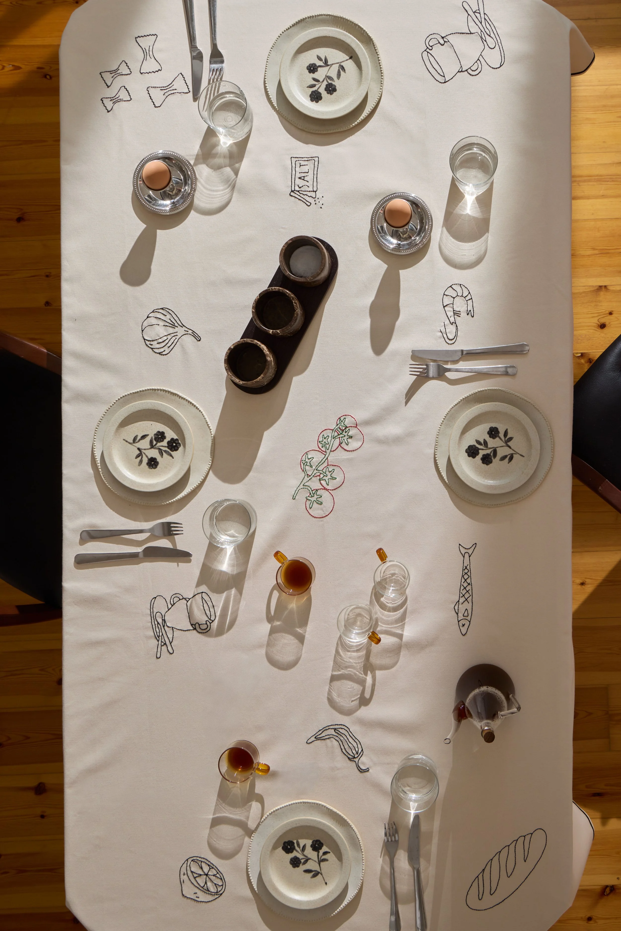 Large Embroidered Table Cloth