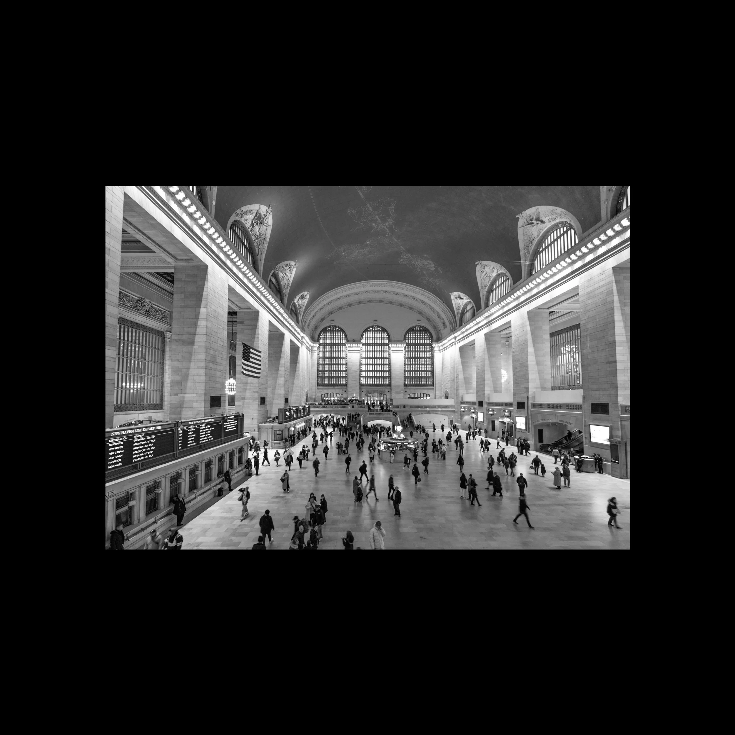 'Commute' Metal Print 48 x 60