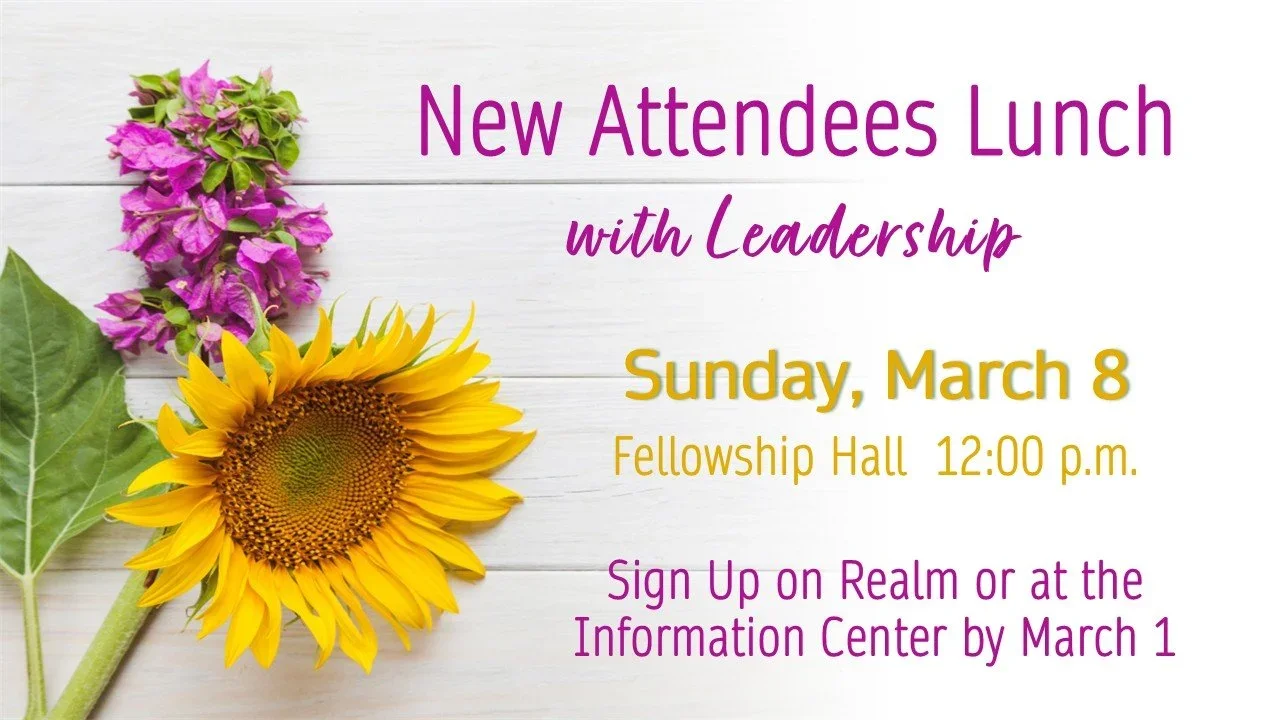 New Attendee Lunch with Leadership