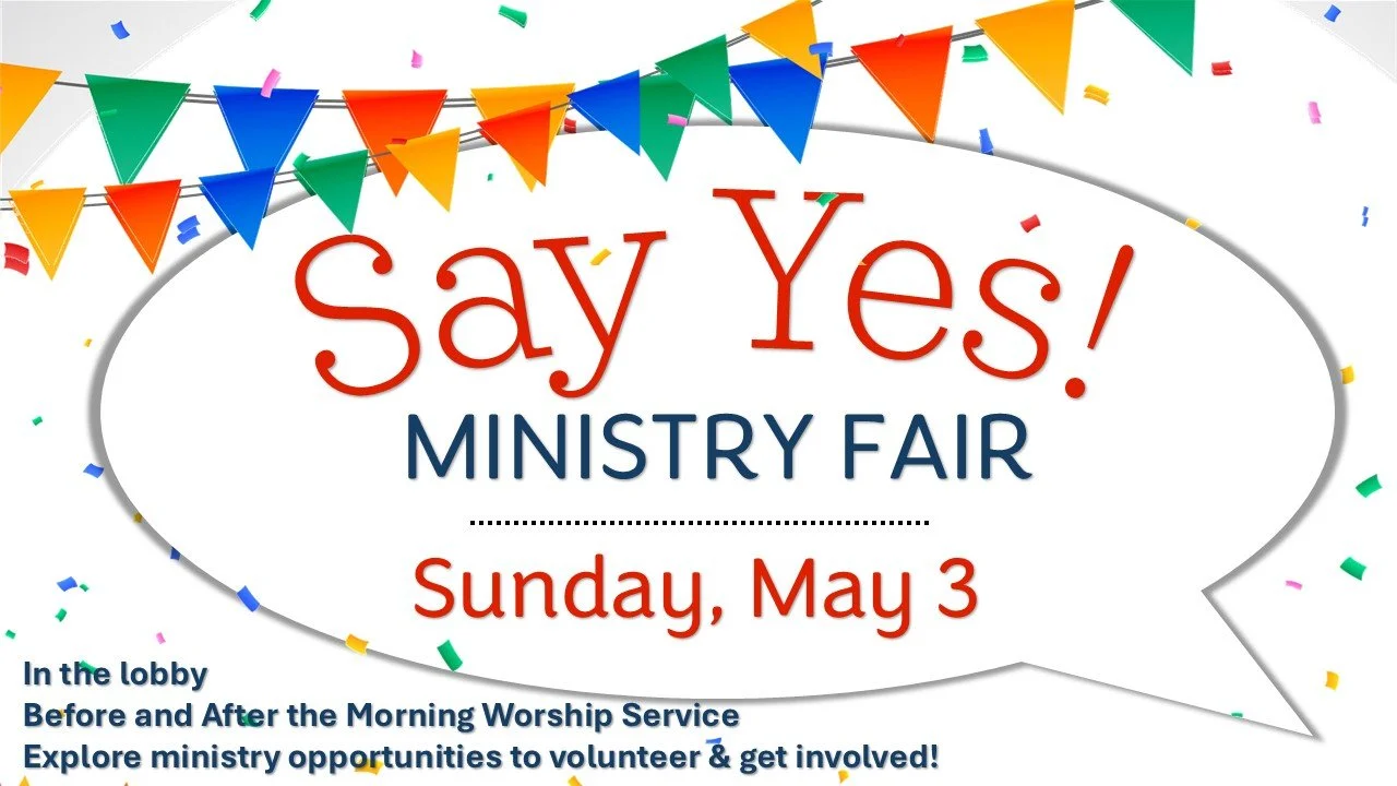 Say Yes! Ministry Fair