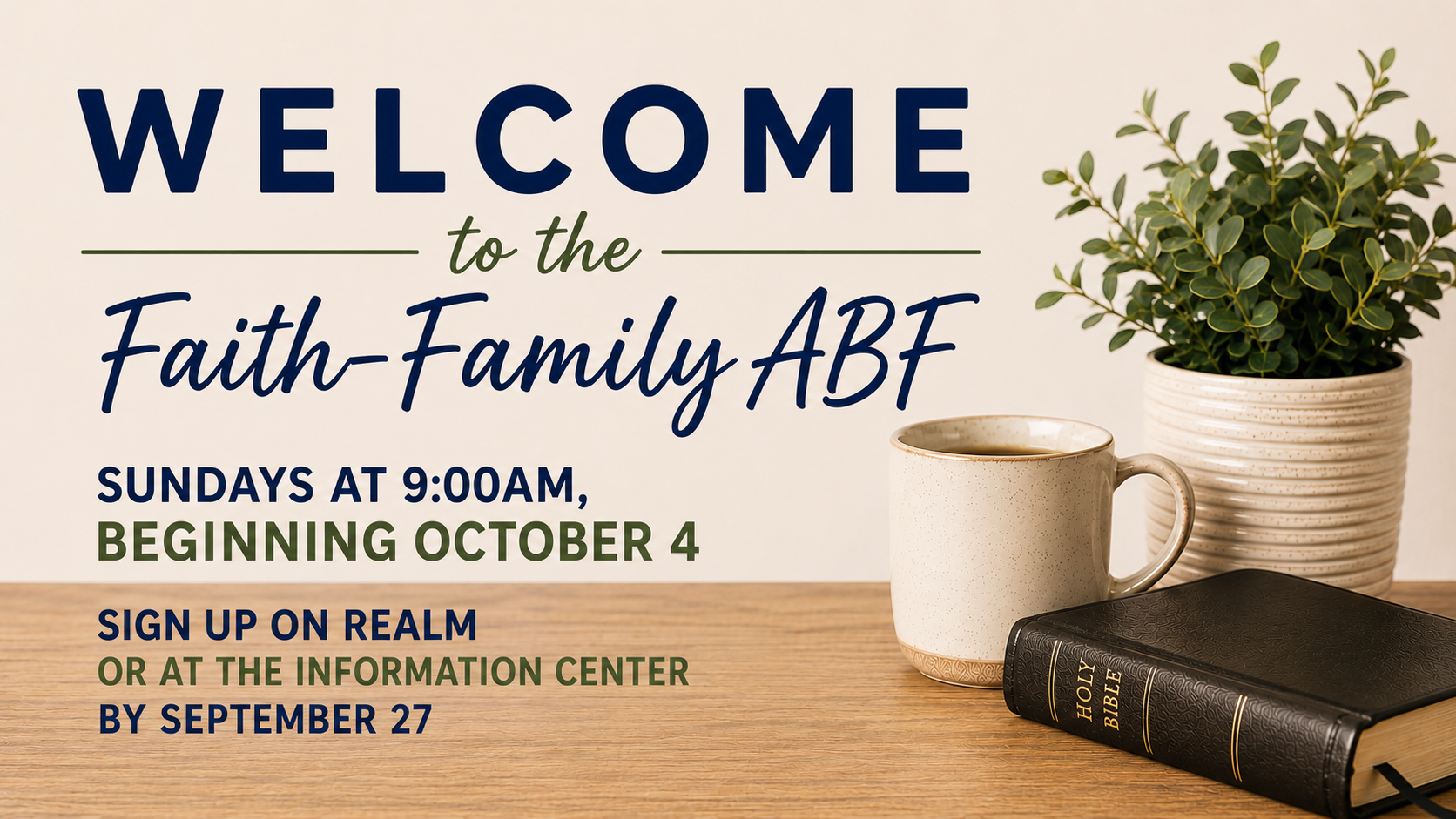 Welcome To The Faith-Family ABF
