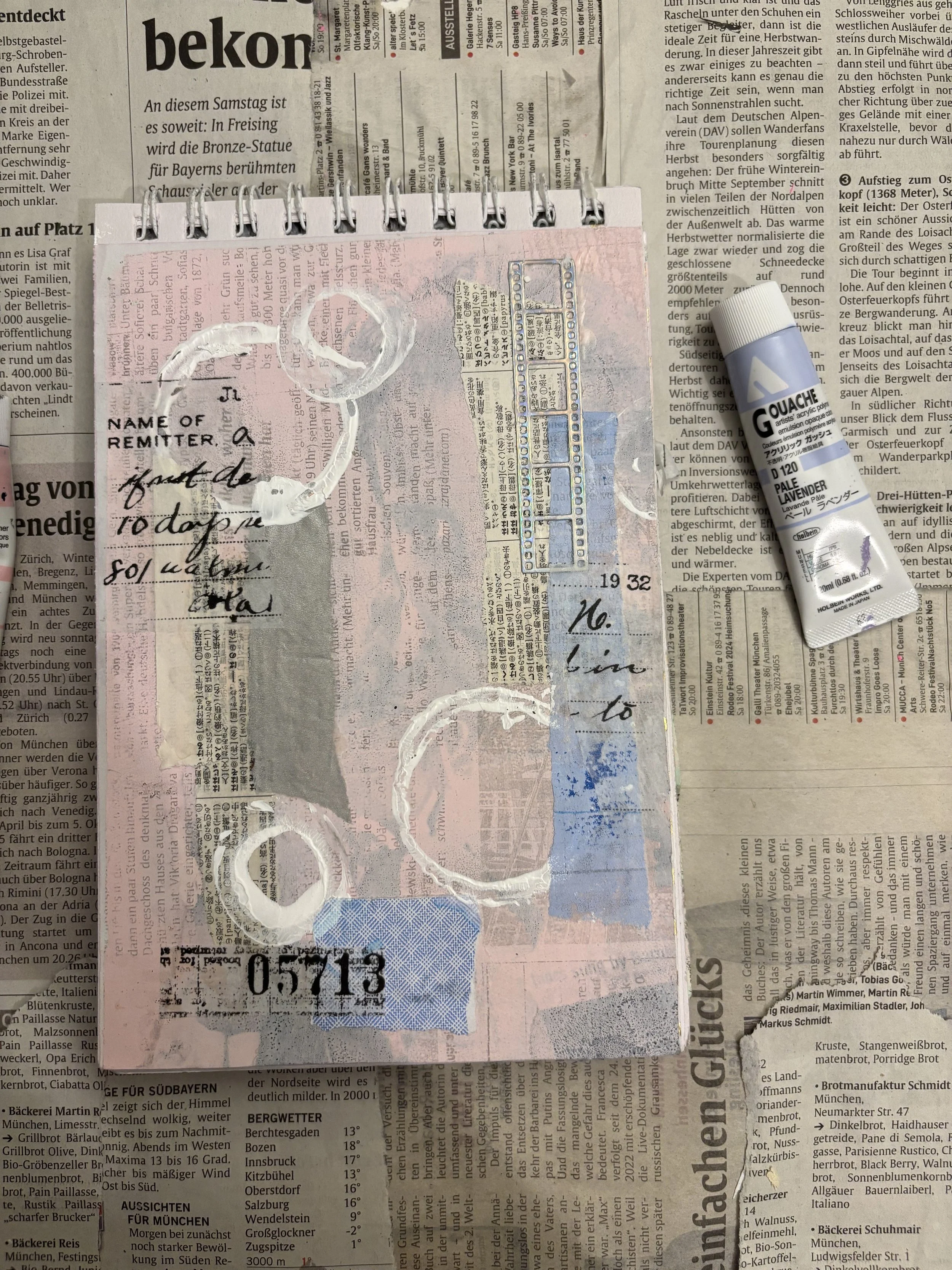 Abstract Collage
July 25th, 2025
5x7
Mixed Media Collage 