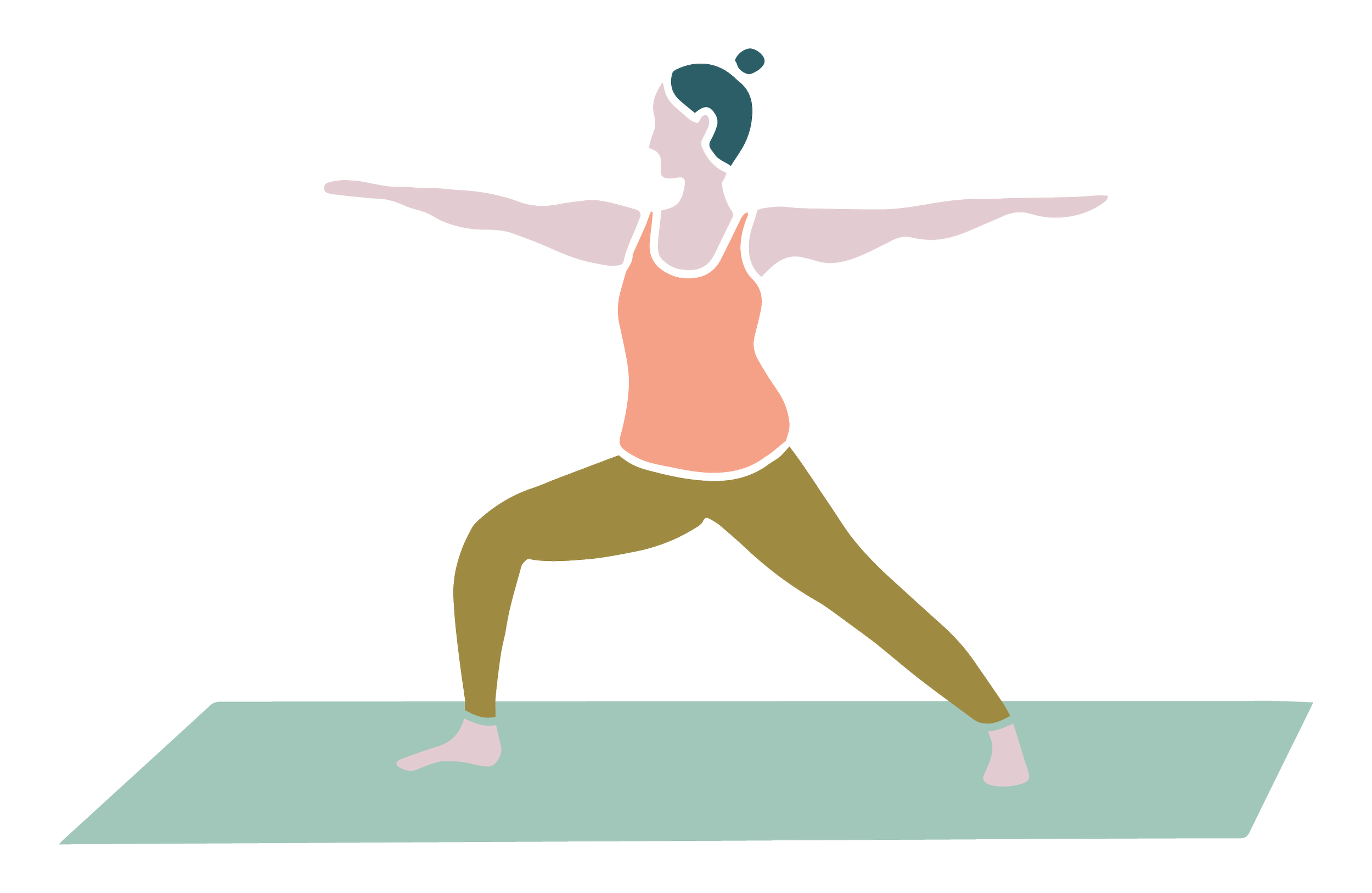 Calm and serene meditation scene