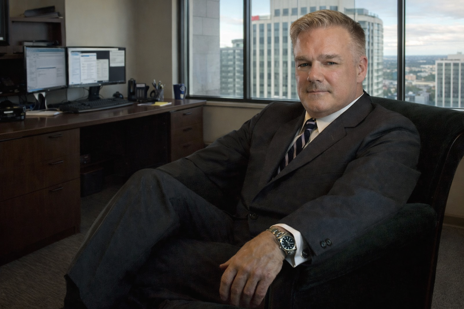 Reflecting in the office