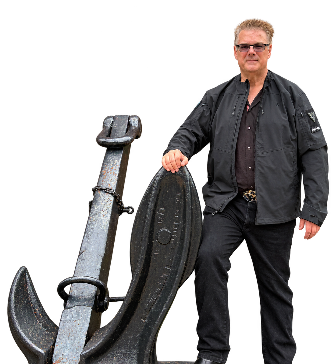 Sean Clarke outside of RCSCC Iron Duke