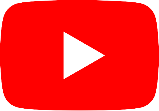 Red YouTube play button logo