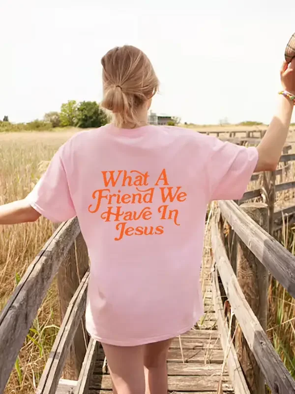 What A Friend In Jesus Oversized T-shirt