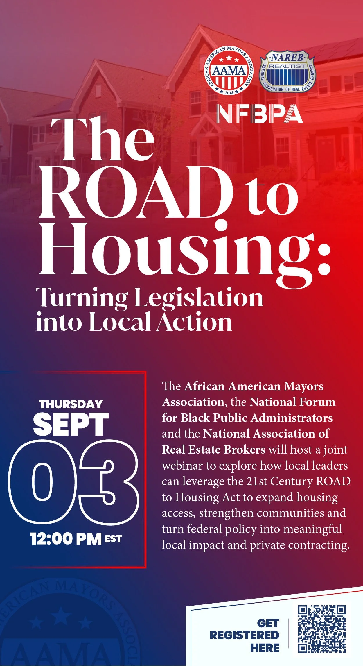 The Road to Housing Webinar: Turning Legislation into Local Action (NFBPA)