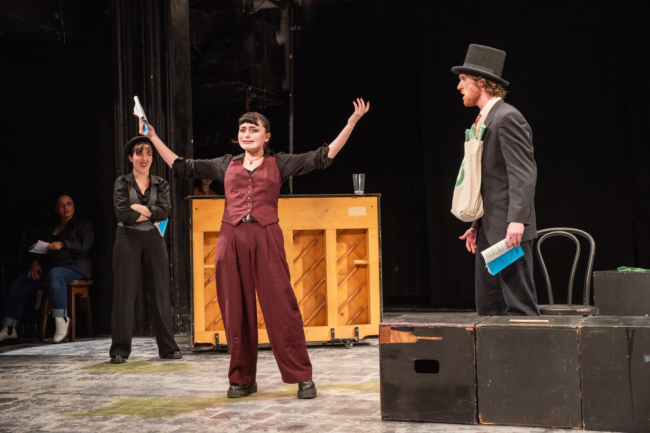"The Resistible Rise of Arturo Ui" at Webster University. Photos by Philip Hamer.