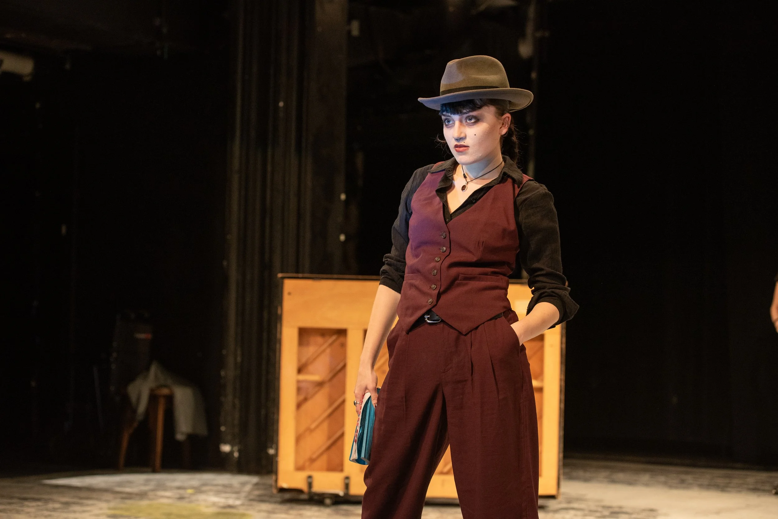 "The Resistible Rise of Arturo Ui" at Webster University. Photos by Philip Hamer.