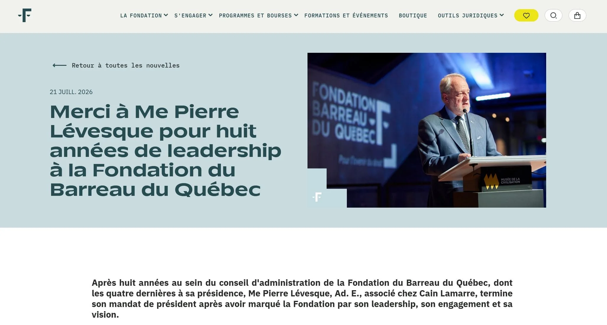Fondation Barreau du Québec