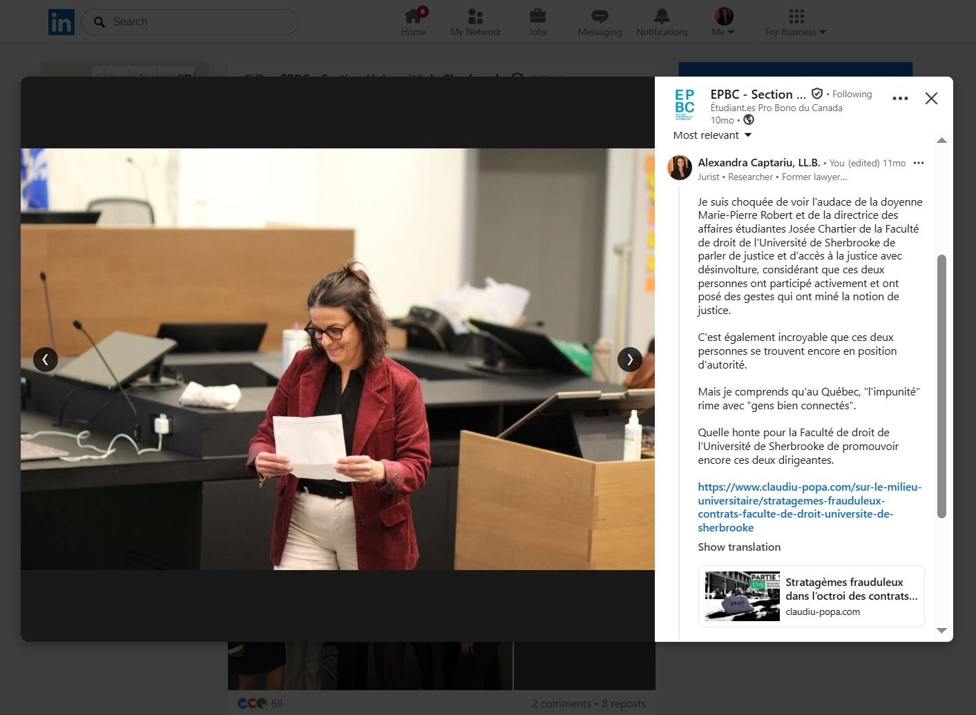 Alexandra Captariu Josée Chartier